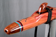 Eastern Red Cedar Native American Flute, Minor, Mid A-4, #L43AL